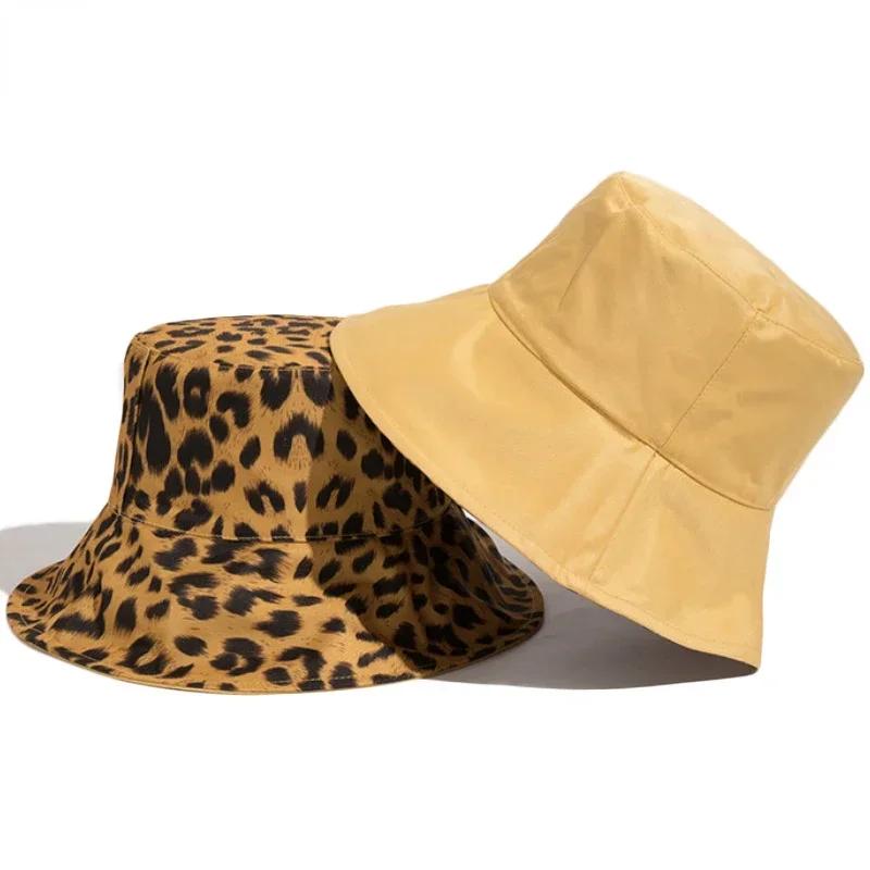 Two Side Leopard Bucket Hat for Women Reversible Panama Travel Sun Hat Summer Ladies Beach Sun Protection Fisherman Hats
Two Side Leopard Bucket Hat for Women Reversible Panama Travel Sun Hat Summer Ladies Beach Sun Protection Fisherman Hats
