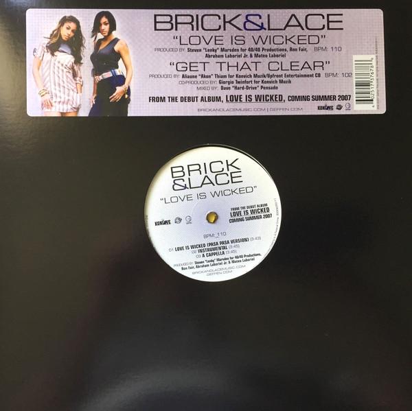 12inch Record BRICK & LACE - Love Is Wicked / Get That Clear B000935211 GEFFEN 2007 US Reggae, Ska & Dub Used
12inch Record BRICK & LACE - Love Is Wicked / Get That Clear B000935211 GEFFEN 2007 US Reggae, Ska & Dub Used