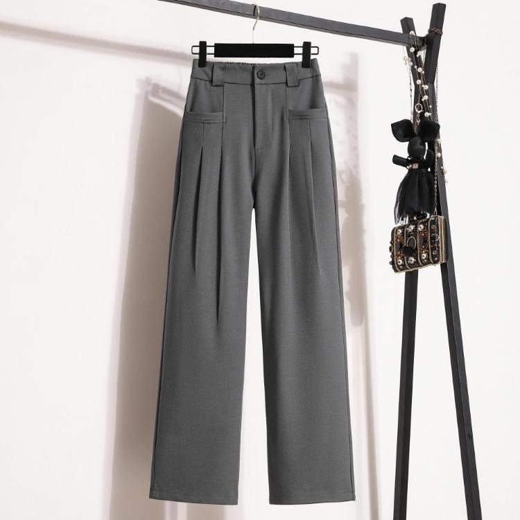 New Women Autumn Casual High Waist Wide Leg Harem Pants Plus Size Loose Long Pants Solid Color 5XL 5XL сірий
New Women Autumn Casual High Waist Wide Leg Harem Pants Plus Size Loose Long Pants Solid Color 5XL 5XL сірий