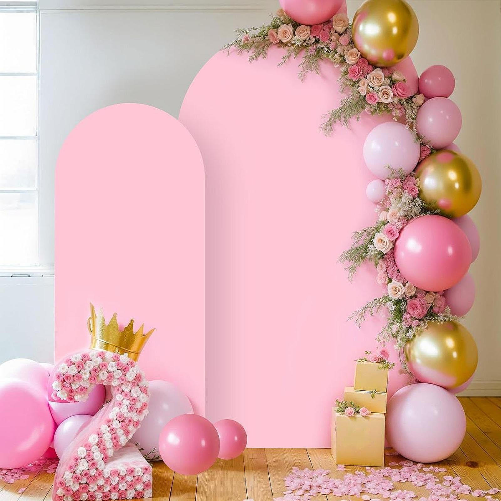 2 Pieces Arch Backdrop Covers Stand Cover Photo Background Elegant Round Top Photography Props рожевий
2 Pieces Arch Backdrop Covers Stand Cover Photo Background Elegant Round Top Photography Props рожевий