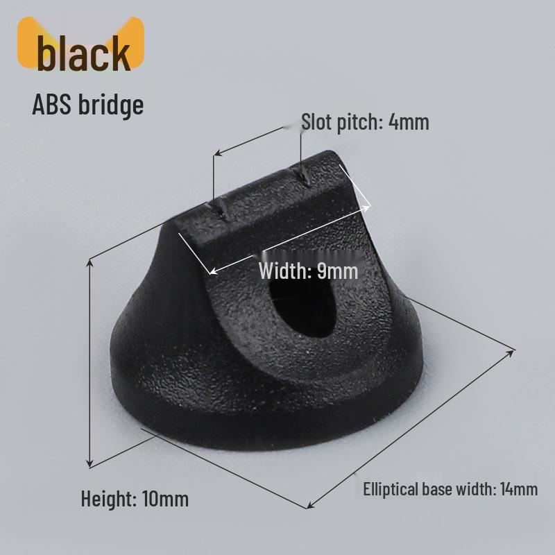 Professional Erhu ABS Huqin Bridge - Black Musical Instrument Accessory
Professional Erhu ABS Huqin Bridge - Black Musical Instrument Accessory