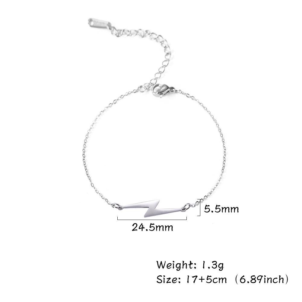 Cazador Gold Color Lightning Charm Bracelets for Women Stainless Steel Wax Rope Bracelet Jewelry Birthday Gifts 2026 Trendy 17 -22 cm
Cazador Gold Color Lightning Charm Bracelets for Women Stainless Steel Wax Rope Bracelet Jewelry Birthday Gifts 2026 Trendy 17 -22 cm