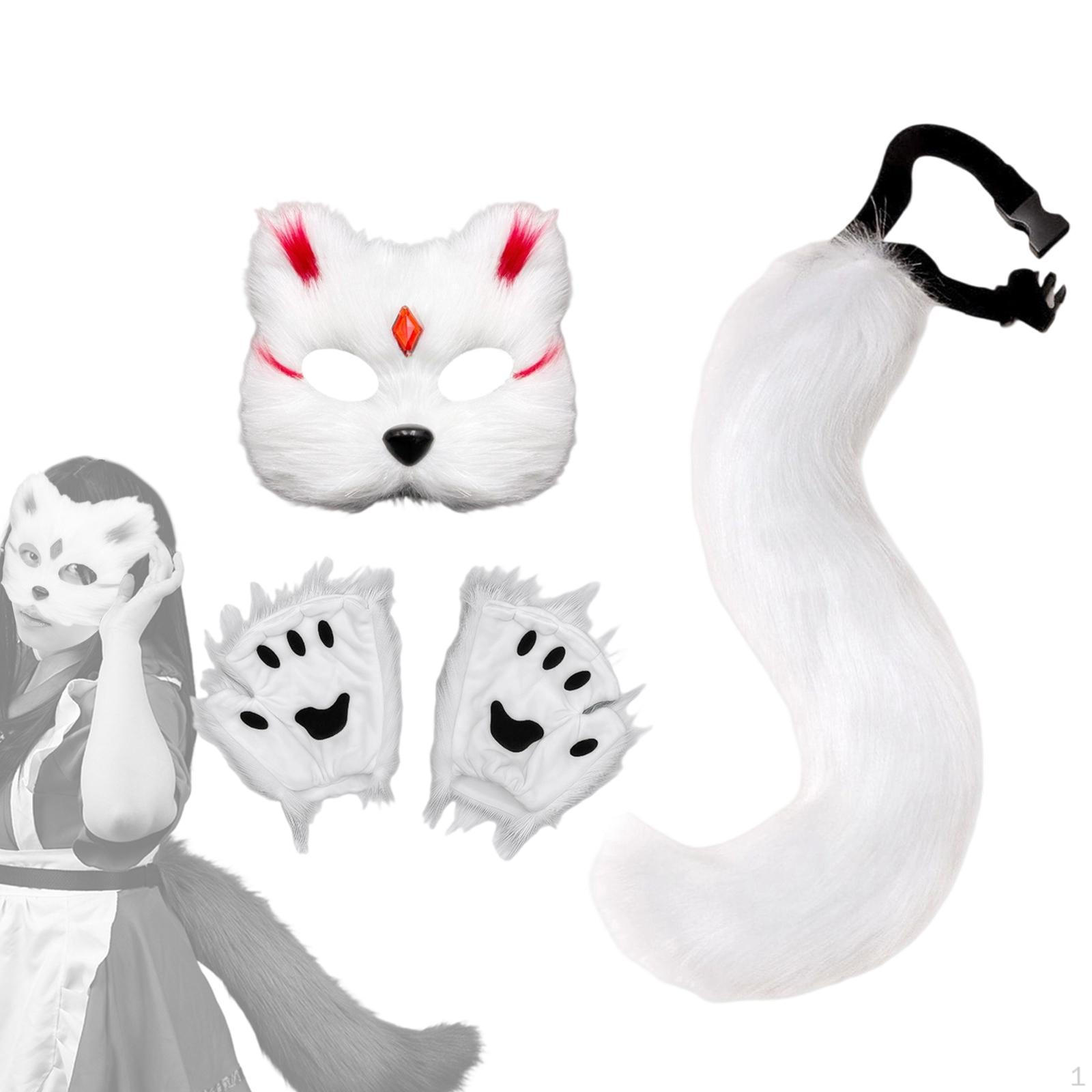 Костюм животного и хвоста Косплей Длинный для Дня рождения Маскарад Выпускной White red chip
Костюм животного и хвоста Косплей Длинный для Дня рождения Маскарад Выпускной White red chip