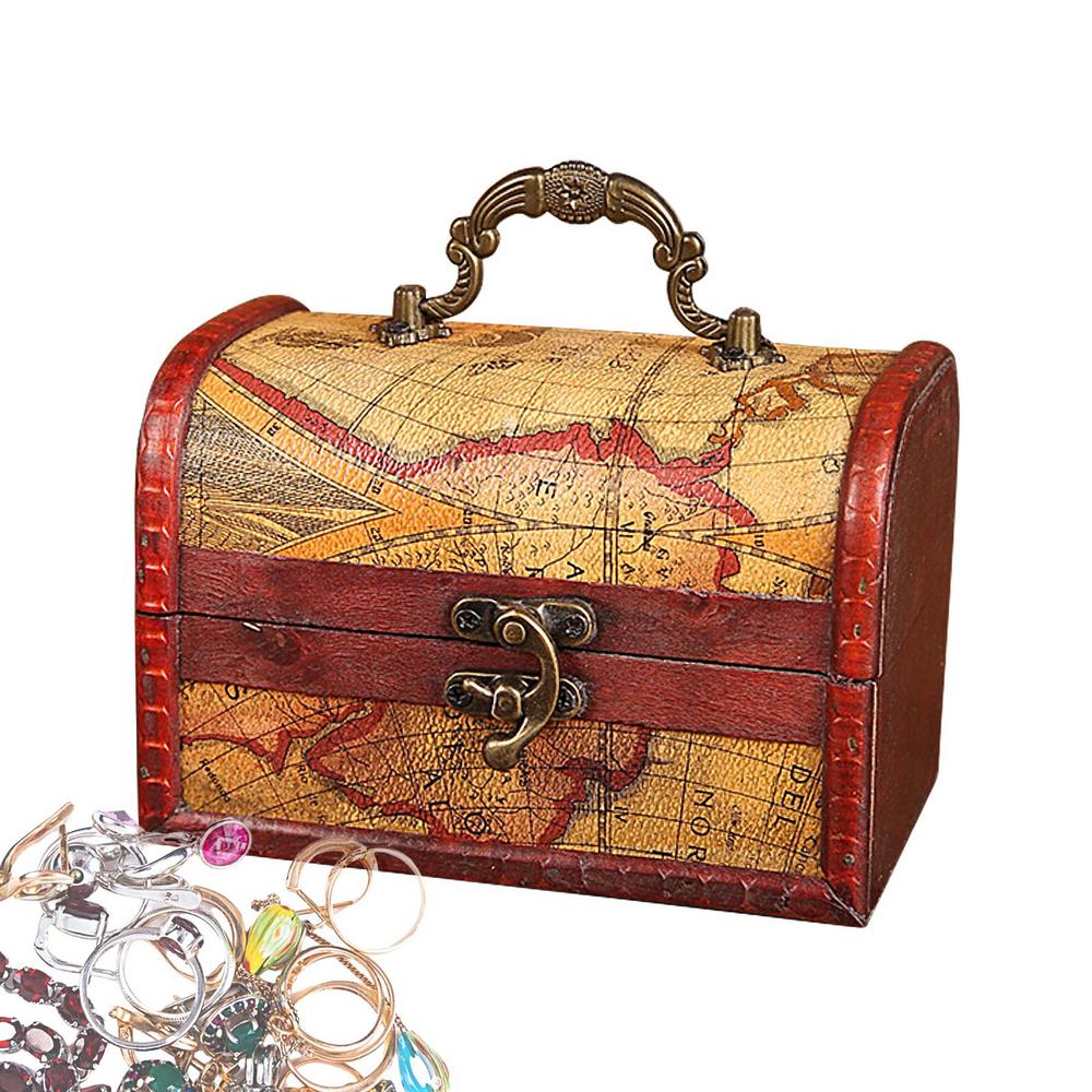 Small Wooden Chest Pirate Chest Storage Box With Lock And Handle Keepsake Box Treasure Box For Jewelry Keepsakes Coin
Small Wooden Chest Pirate Chest Storage Box With Lock And Handle Keepsake Box Treasure Box For Jewelry Keepsakes Coin