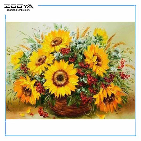ZOOYA DIY 5D Полный дрель Алмазная картина Подсолнух Вышивка Крестом Мозаика Картина Домашний декор
ZOOYA DIY 5D Полный дрель Алмазная картина Подсолнух Вышивка Крестом Мозаика Картина Домашний декор