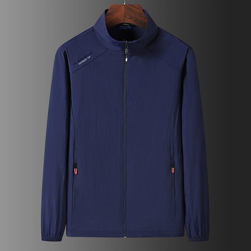 Sunscreen Clothing Men s Summer Casual Thin Section Breathable Ice Silk Skin Coat Outdoor Collar Sunscreen Clothing Solid Colour Tops 5XL темно-синього кольору
Sunscreen Clothing Men s Summer Casual Thin Section Breathable Ice Silk Skin Coat Outdoor Collar Sunscreen Clothing Solid Colour Tops 5XL темно-синього кольору