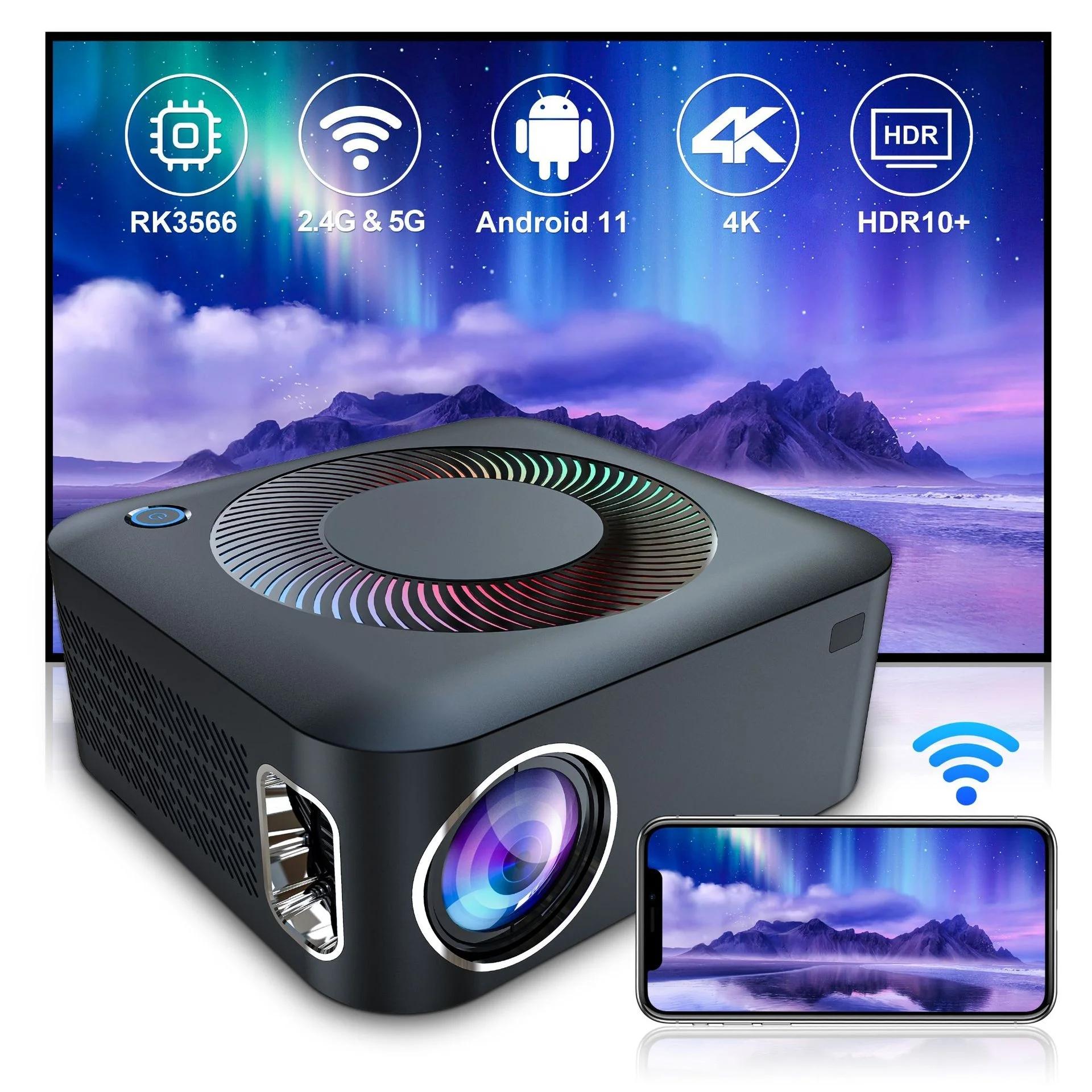 Проектор X5, підтримка 4K Native 1080P, 400 ANSI люмен, дводіапазонний Wi-Fi, Bluetooth 5.0, 4-точкова корекція трапецеїдальних спотворень, 200-дюймовий дисплей, світлодіодне джерело світла US plug
Проектор X5, підтримка 4K Native 1080P, 400 ANSI люмен, дводіапазонний Wi-Fi, Bluetooth 5.0, 4-точкова корекція трапецеїдальних спотворень, 200-дюймовий дисплей, світлодіодне джерело світла US plug