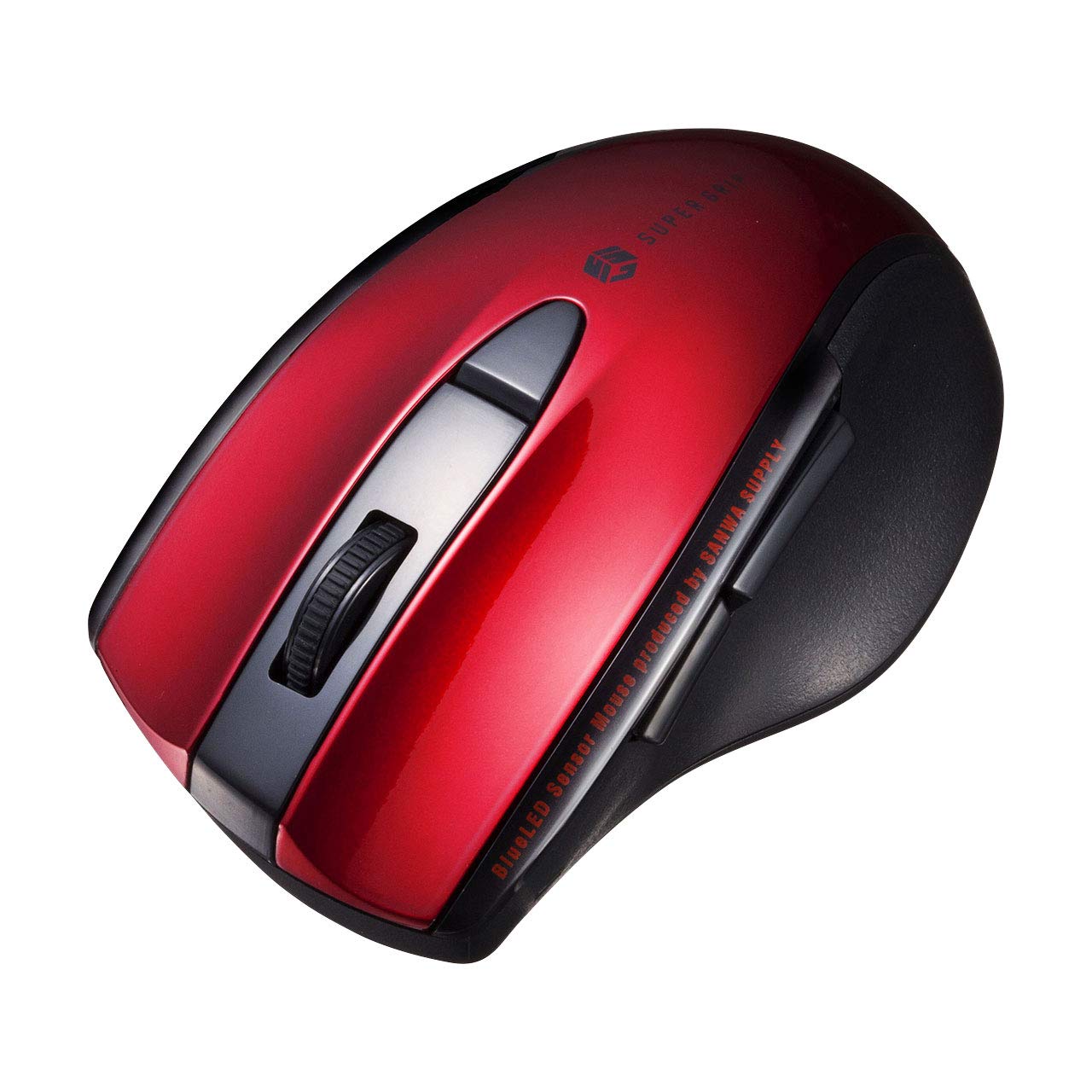 Sanwa Supply Bluetooth Mouse, Quiet, Blue LED, 5 Buttons (Back and Forward), Medium Size, Red, MA-BTBL167R
Sanwa Supply Bluetooth Mouse, Quiet, Blue LED, 5 Buttons (Back and Forward), Medium Size, Red, MA-BTBL167R
