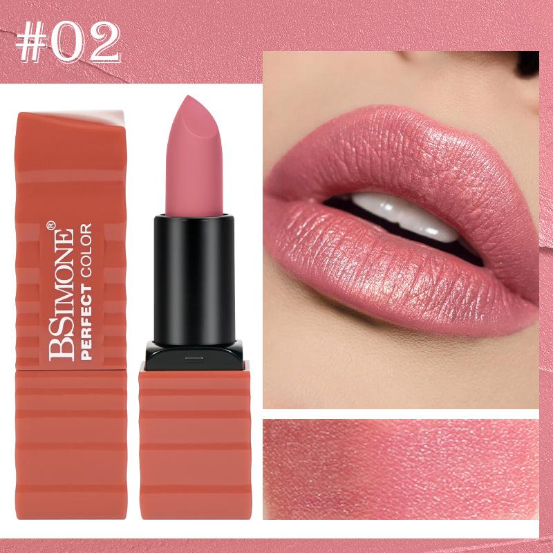 Bsimone Multicolor Moisturizing Niche Non-Stick Cup Not Easy To Fade Long-Lasting Color Lipstick Matte Lip Gloss 2
Bsimone Multicolor Moisturizing Niche Non-Stick Cup Not Easy To Fade Long-Lasting Color Lipstick Matte Lip Gloss 2