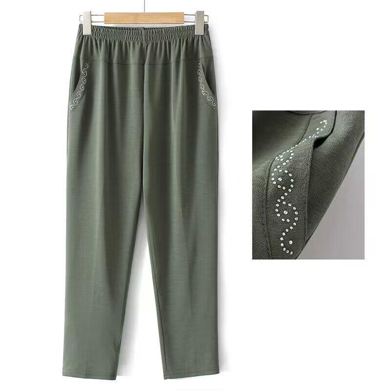 Summer Style Loose Ice Silk Cropped Pants for Middle-Aged & Elderly Women 3XL (suitable for 130-140 jin) зелений
Summer Style Loose Ice Silk Cropped Pants for Middle-Aged & Elderly Women 3XL (suitable for 130-140 jin) зелений