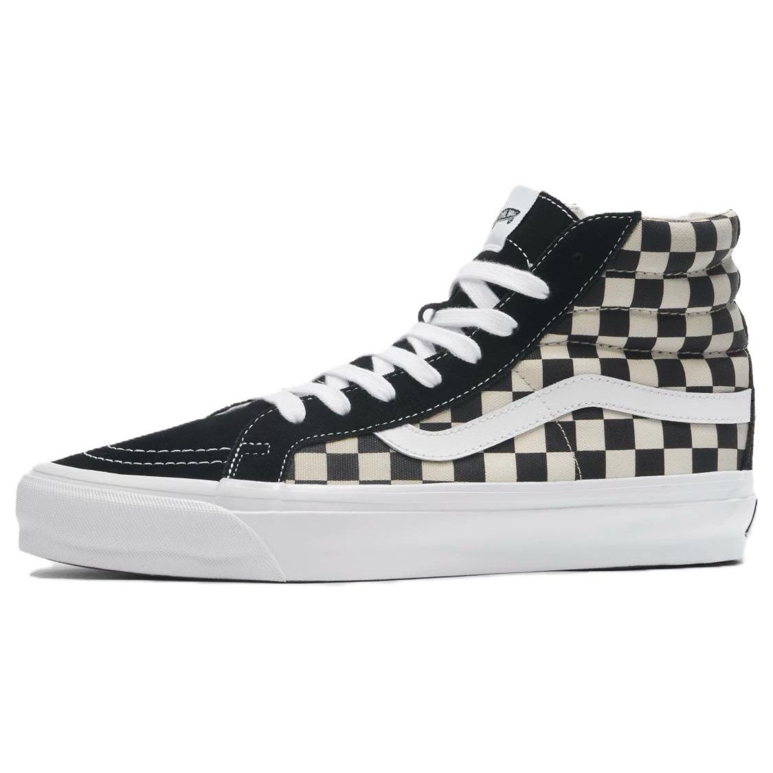 Vans Sk8-Hi Reissue 38 Checkerboard - Black Off White Unisex Sneakers VN000CR02BO 34.5
Vans Sk8-Hi Reissue 38 Checkerboard - Black Off White Unisex Sneakers VN000CR02BO 34.5
