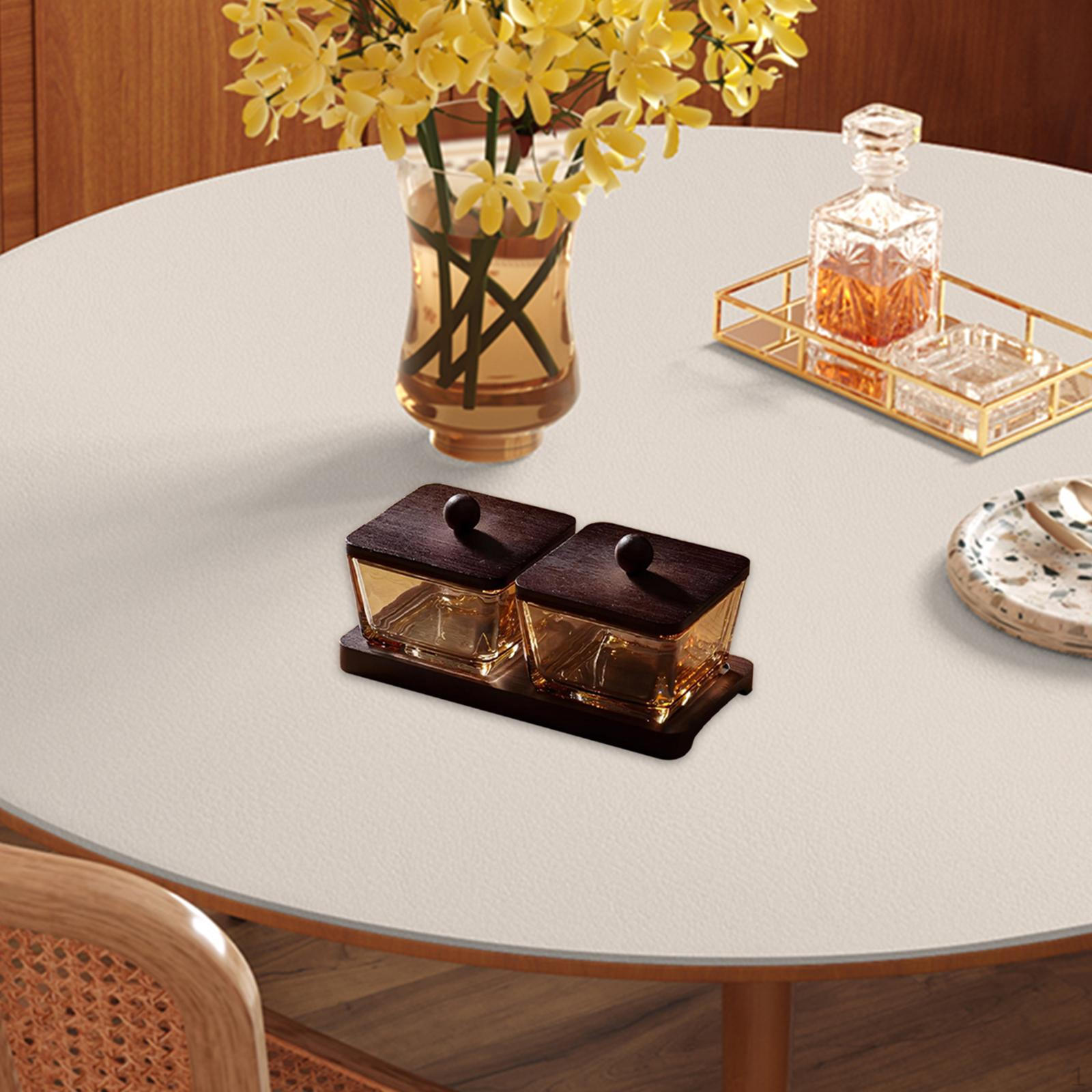 Поднос для сервировки закусок, тарелка с сухофруктами, многофункциональная разделенная тарелка, блюдо для конфет и орехов с 2 Grid