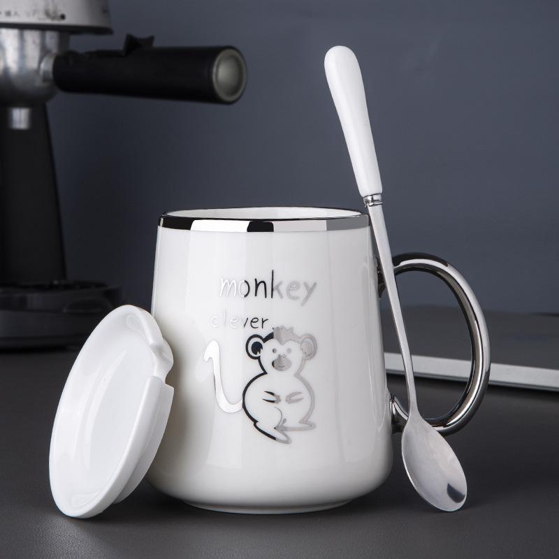 400ML The Twelve Zodiac Animals Ceramic Coffee Mug with Lid Spoon Funny Novelty Mugs Porcelain Mug Birthday Gift for Women 400ML білий
400ML The Twelve Zodiac Animals Ceramic Coffee Mug with Lid Spoon Funny Novelty Mugs Porcelain Mug Birthday Gift for Women 400ML білий