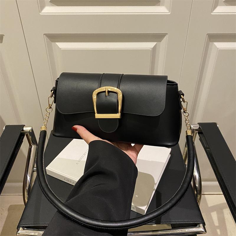 High-end niche underarm bag, summer trendy commuter small square bag, versatile fashion one-shoulder crossbody bag чорний
High-end niche underarm bag, summer trendy commuter small square bag, versatile fashion one-shoulder crossbody bag чорний