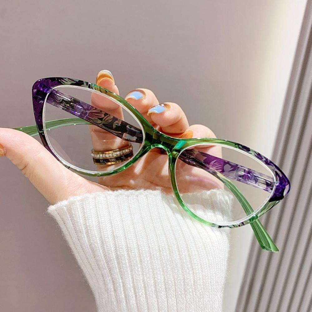 Reading Glasses For Women/Men-Blue Light Blocking Computer Reader Cat Eye Frame Trendy Fashion Clear Lens Fake Eyeglasses 400 зелений
Reading Glasses For Women/Men-Blue Light Blocking Computer Reader Cat Eye Frame Trendy Fashion Clear Lens Fake Eyeglasses 400 зелений
