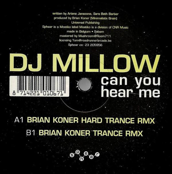 12inch Record DJ MILLOW - Can You Hear Me 23205956 SPHEAR 2002 Belgium Dance & Electronica Used
12inch Record DJ MILLOW - Can You Hear Me 23205956 SPHEAR 2002 Belgium Dance & Electronica Used