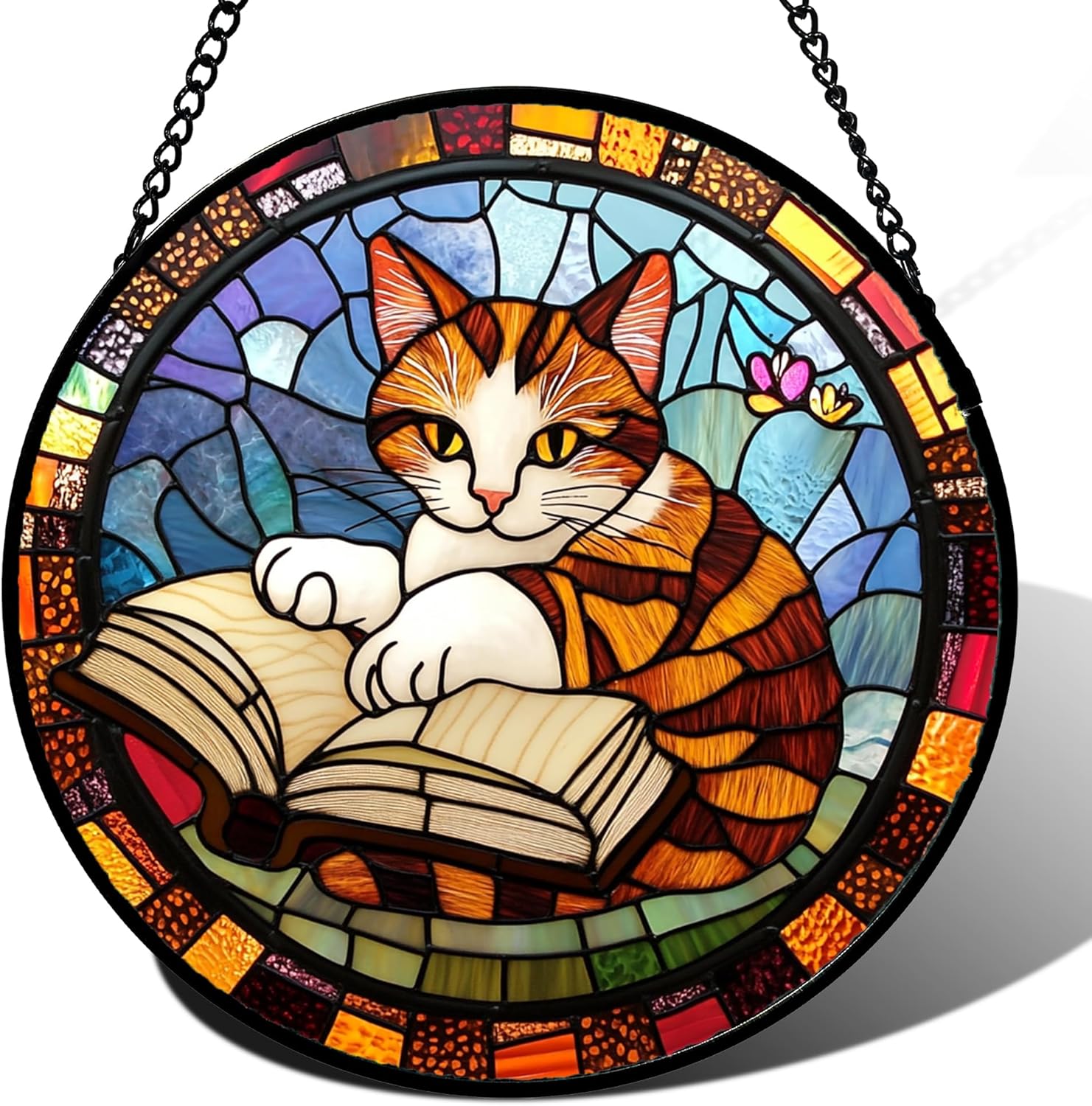 Stained Glass Window Hanging Puzzle Pendants Garden Kitchen Sunroom Home Décor One Size
Stained Glass Window Hanging Puzzle Pendants Garden Kitchen Sunroom Home Décor One Size