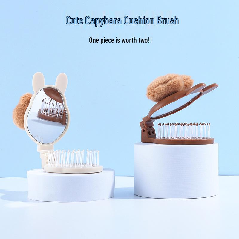 Capybara Plush Mirror Comb: All-in-One Lightweight Hairdressing, Smoothing, and Massage Tool Special Process - Contact Customer Service
Capybara Plush Mirror Comb: All-in-One Lightweight Hairdressing, Smoothing, and Massage Tool Special Process - Contact Customer Service