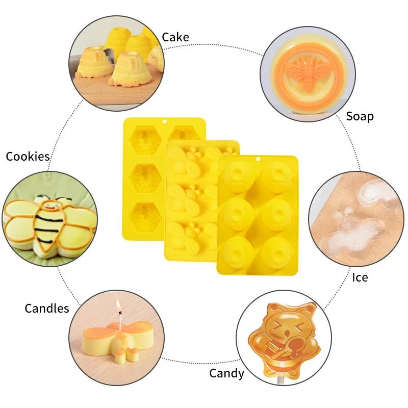 Пористая силиконовая форма для выпечки Honeybee More Style Honeycomb DIY Chocolate Candy Jelly Ice Maker Set Торт Декор Мыло Свеча Форма
Пористая силиконовая форма для выпечки Honeybee More Style Honeycomb DIY Chocolate Candy Jelly Ice Maker Set Торт Декор Мыло Свеча Форма