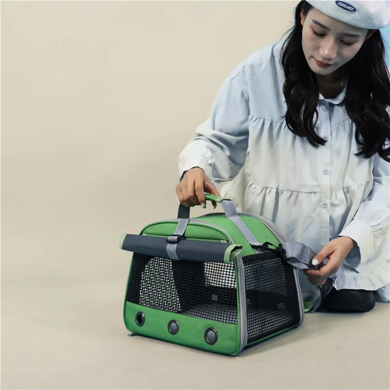 Portable Handy Shoulder Bag Comfortable and Breathable Small Pet Bag Hamster Rabbit Multipurpose Pet Supplies Small Cat Handbag зелёный
Portable Handy Shoulder Bag Comfortable and Breathable Small Pet Bag Hamster Rabbit Multipurpose Pet Supplies Small Cat Handbag зелёный