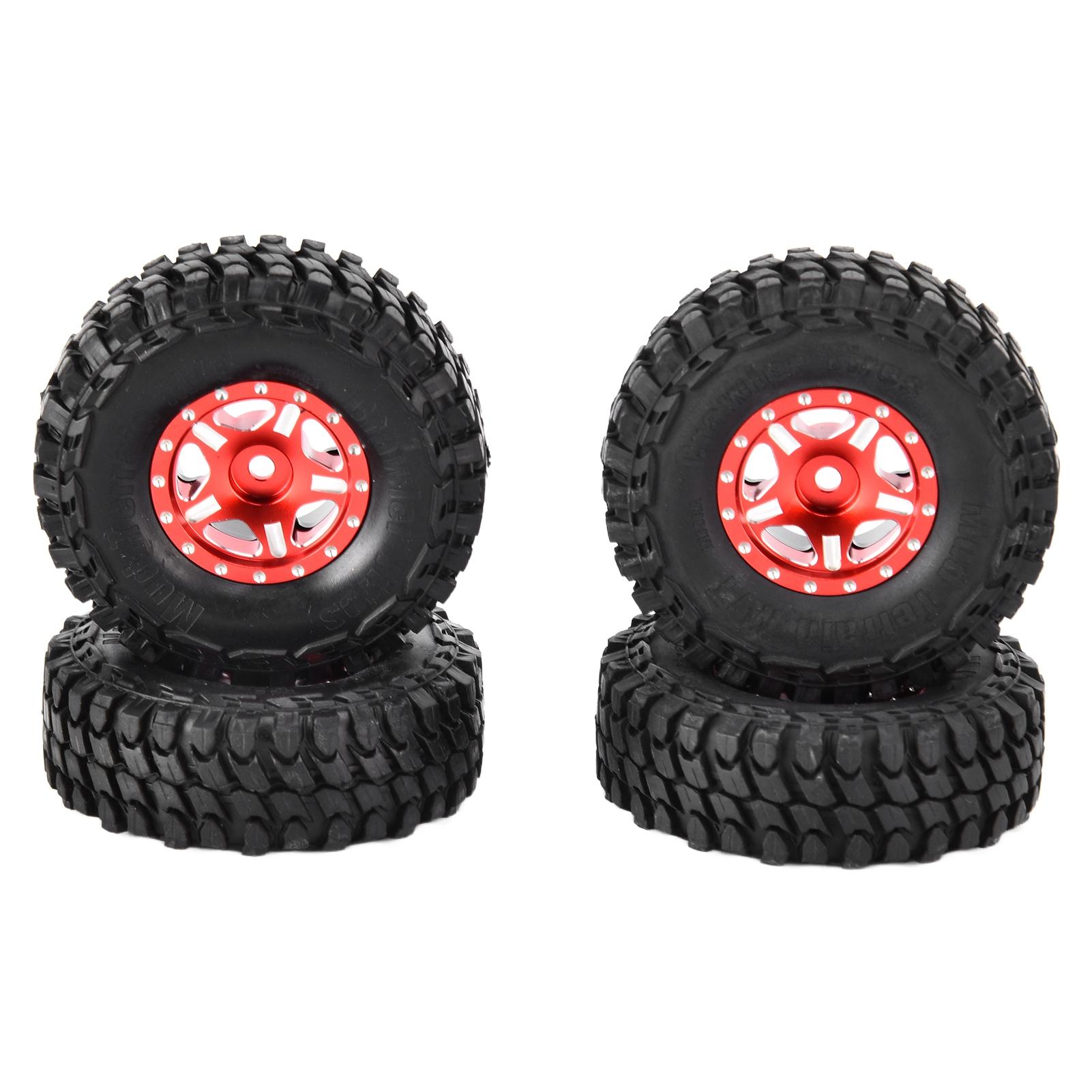 4PCS 1in 1 24 RC Car Tire Rubber RC Vehicle Wheels Crawler Car Tires for Axial SCX24 90081 AXI00001 AXI00002 Red
4PCS 1in 1 24 RC Car Tire Rubber RC Vehicle Wheels Crawler Car Tires for Axial SCX24 90081 AXI00001 AXI00002 Red