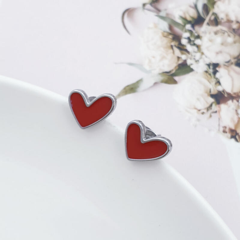 Surgical Steel Red Heart Earrings Surgical Needle (1 Pair)
Surgical Steel Red Heart Earrings Surgical Needle (1 Pair)