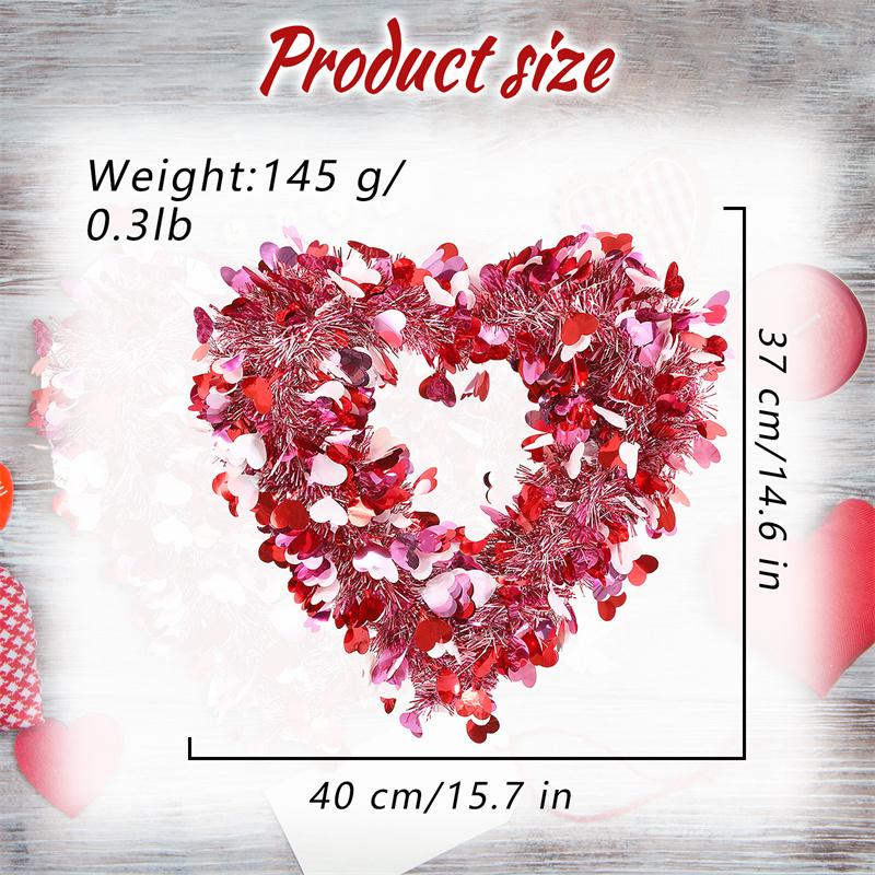 Valentine S Day Heart Shaped Wreaths Red Pink Tinsel Heart Shaped Wreaths With Foil Hearts Love Hanging For Wedding Front Door
Valentine S Day Heart Shaped Wreaths Red Pink Tinsel Heart Shaped Wreaths With Foil Hearts Love Hanging For Wedding Front Door