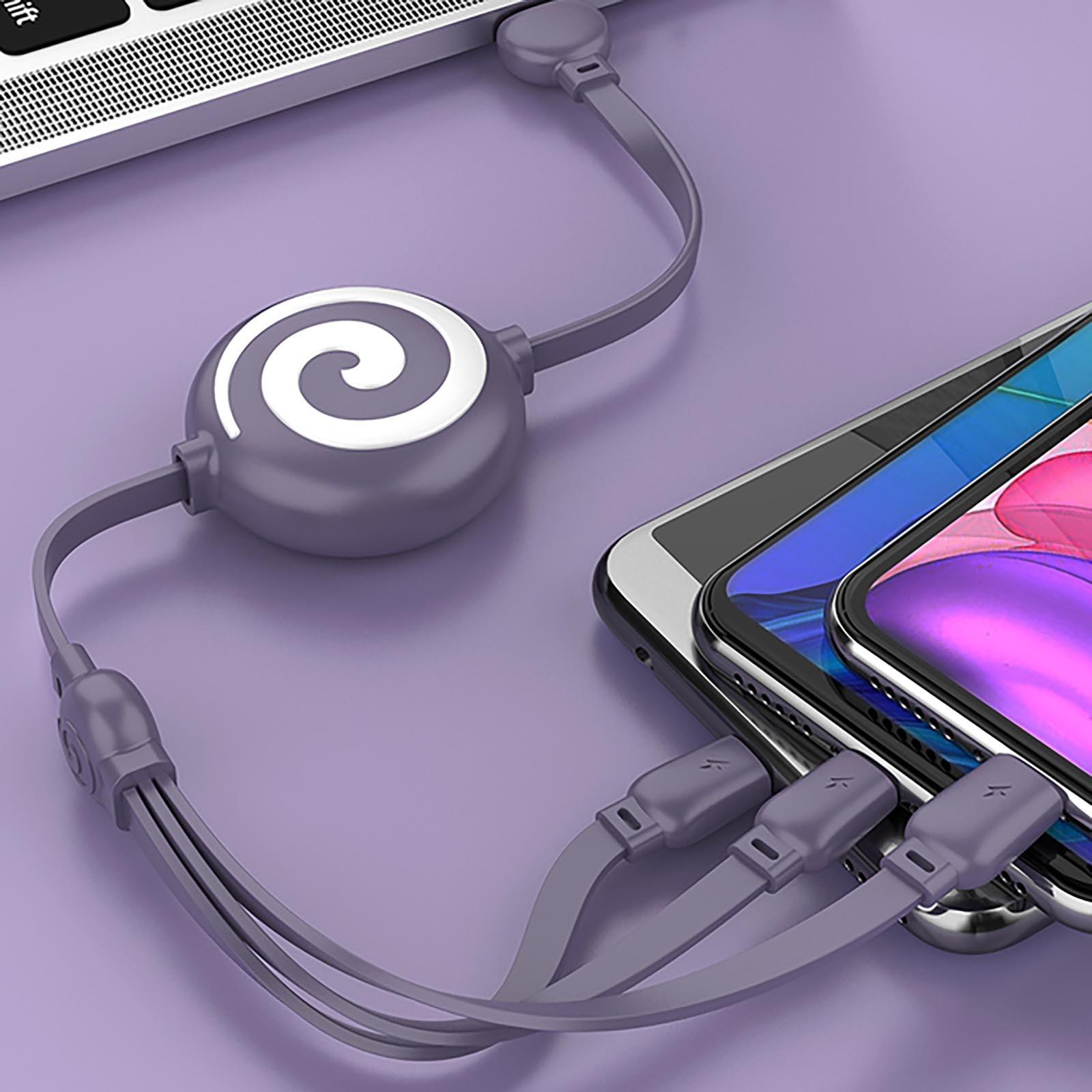 (СУ) USB-кабель для зарядки USB на Micro USB/Type-C/8-контактний Кабель для iPhone 13 12 Висувний кабель-зарядний пристрій 100 см 3A Швидкісна зарядка(1м) One Size чорний
(СУ) USB-кабель для зарядки USB на Micro USB/Type-C/8-контактний Кабель для iPhone 13 12 Висувний кабель-зарядний пристрій 100 см 3A Швидкісна зарядка(1м) One Size чорний