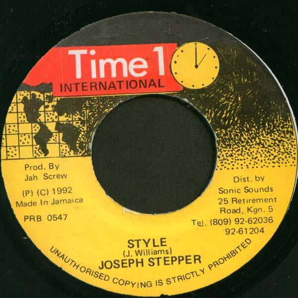 7inch Record JOSEPH STEPPER - Style PRB0547 Time 1 Internat 1992 Jamaica Reggae, Ska & Dub Used
7inch Record JOSEPH STEPPER - Style PRB0547 Time 1 Internat 1992 Jamaica Reggae, Ska & Dub Used