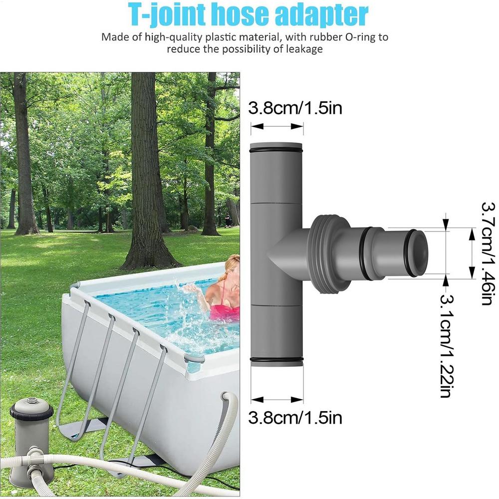 Pool Hose Connector 1.5 Pool Hose Adapter Pool Hose Connector For Filter Pump Tight Fitting Coupler For AboveGround Pool
Pool Hose Connector 1.5 Pool Hose Adapter Pool Hose Connector For Filter Pump Tight Fitting Coupler For AboveGround Pool