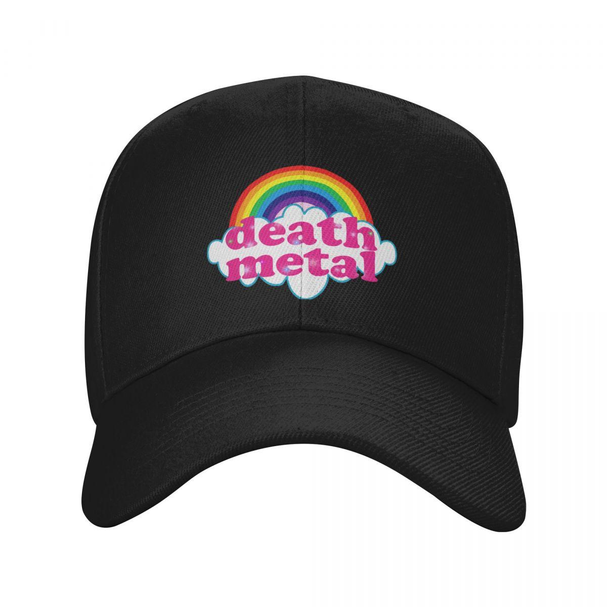 Custom Fashion Unisex Rainbow Rock Music Death Metal Baseball Cap Adult Adjustable Dad Hat for Unisex Sun Protection Snapback Hats Adjustable Cap
Custom Fashion Unisex Rainbow Rock Music Death Metal Baseball Cap Adult Adjustable Dad Hat for Unisex Sun Protection Snapback Hats Adjustable Cap