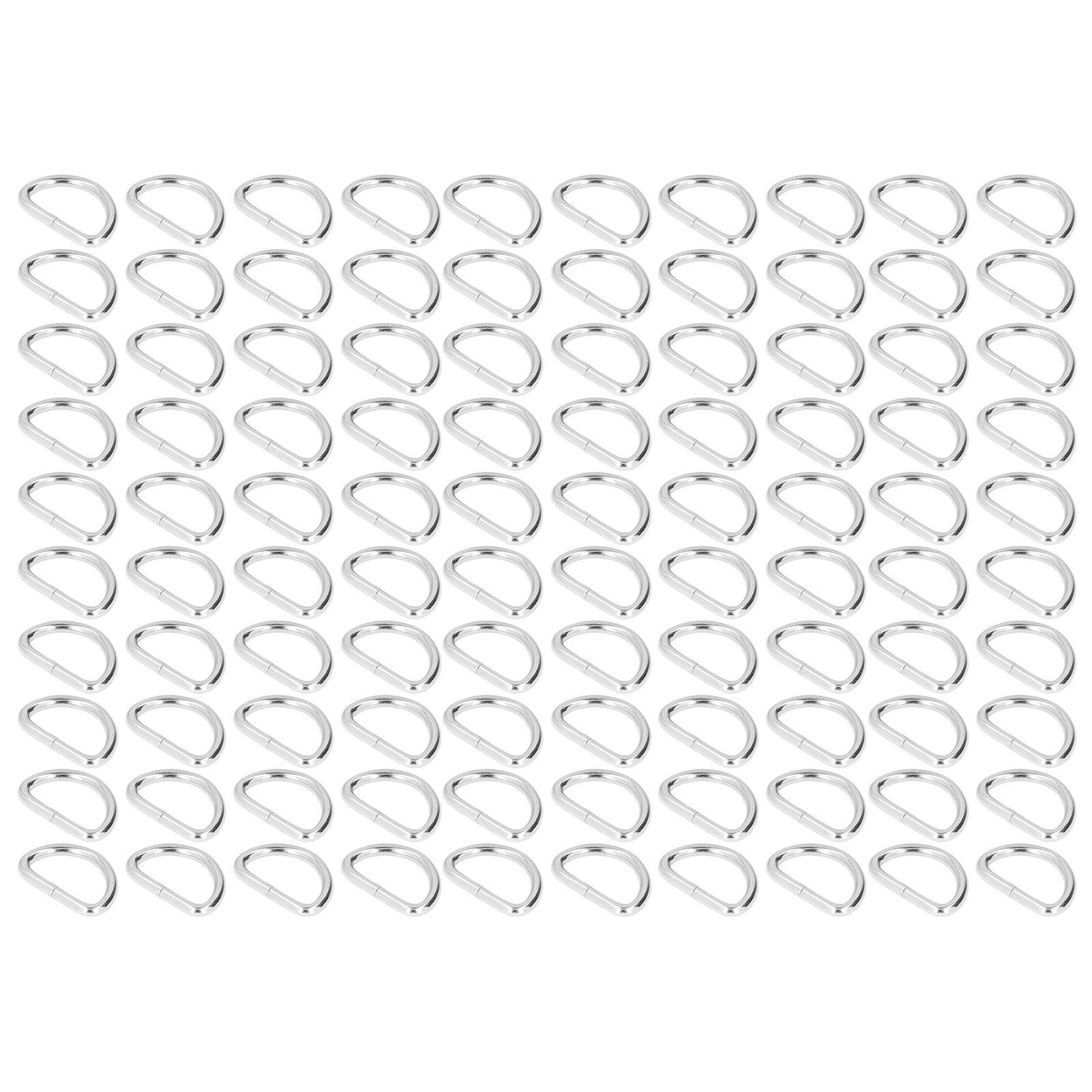 100 шт. D-образных колец, прочных, легко заменяемых, удобных, практичных, компактных, с пряжками для сумок
100 шт. D-образных колец, прочных, легко заменяемых, удобных, практичных, компактных, с пряжками для сумок