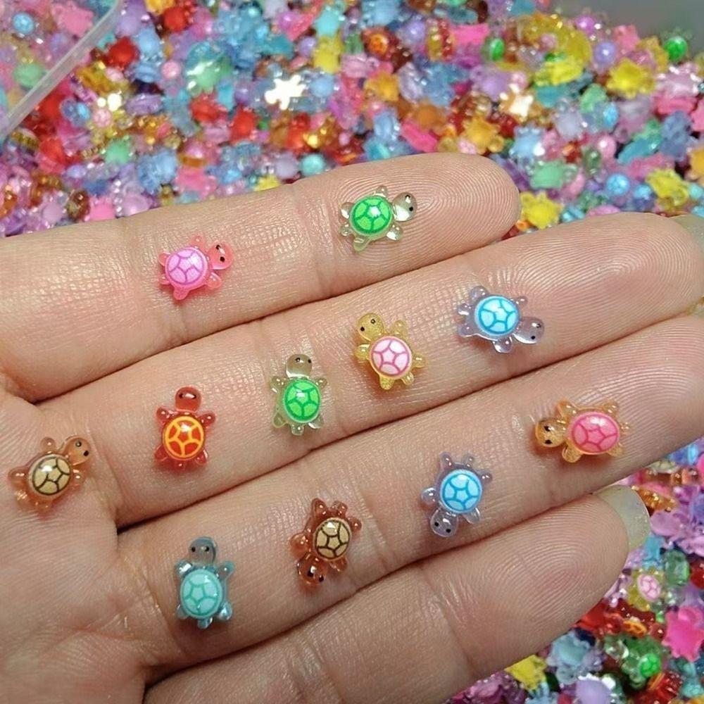 100Pcs DIY Mini Resin Animals Cartoon Mini Turtle Nail Charms Fairy Garden Decoration A
100Pcs DIY Mini Resin Animals Cartoon Mini Turtle Nail Charms Fairy Garden Decoration A