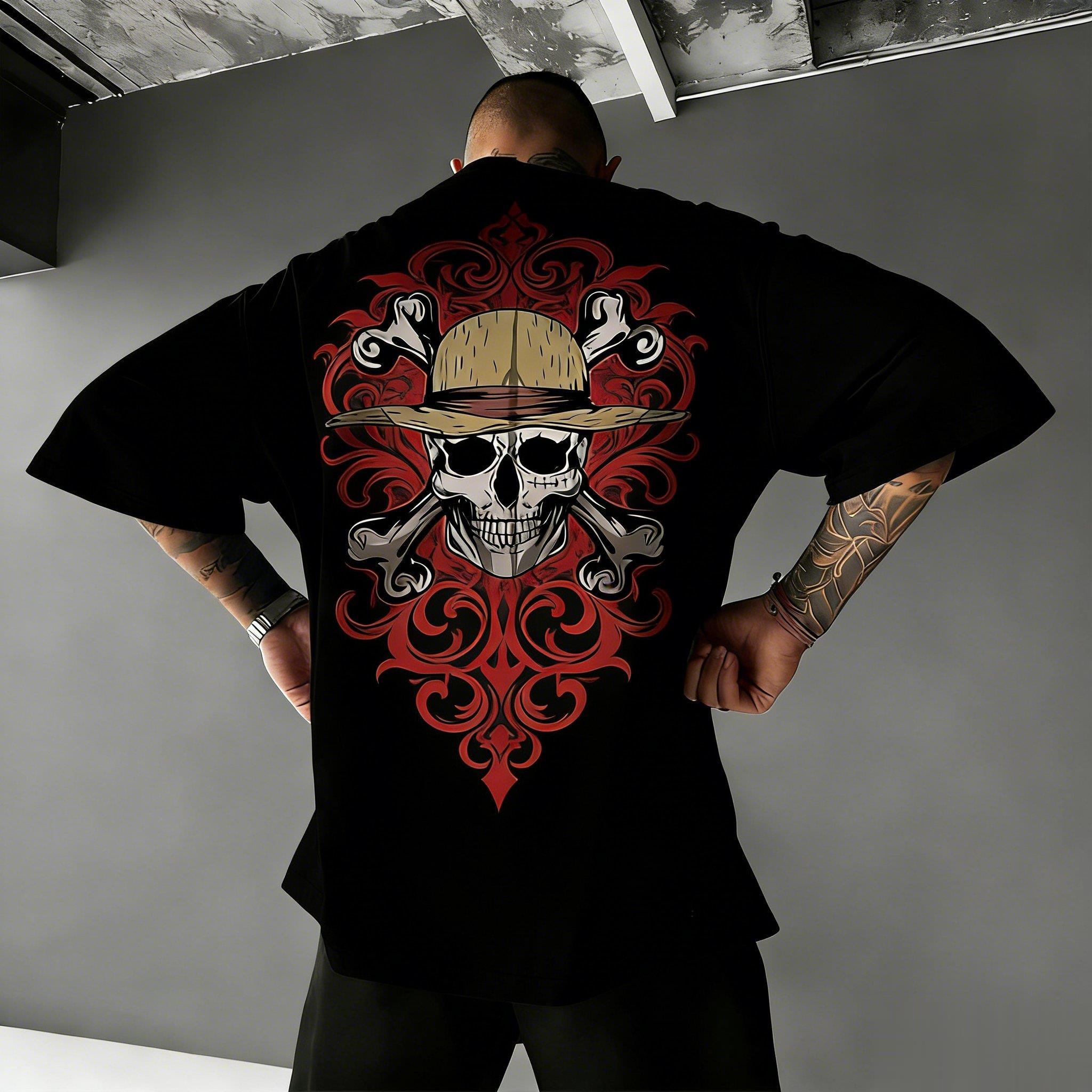 Oversized One Piece Skull Anime Graphic T Shirt Men Women Short Sleeve Tee 2026 Summer Y2k Clothes Streetwear Loose Casual Tops 4XL
Oversized One Piece Skull Anime Graphic T Shirt Men Women Short Sleeve Tee 2026 Summer Y2k Clothes Streetwear Loose Casual Tops 4XL