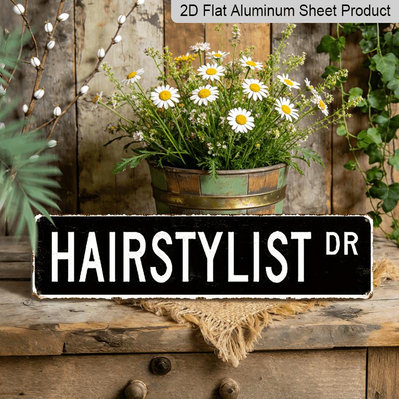 2D Flat 15.7×3.94inch 1pc HAIRSTYLIST Vintage Aluminum Sign Metal Sign, Aluminum Decorative Sign, Tropical Palm & Water-Resistant, UV-Printed Metal 40cm x 10cm
2D Flat 15.7×3.94inch 1pc HAIRSTYLIST Vintage Aluminum Sign Metal Sign, Aluminum Decorative Sign, Tropical Palm & Water-Resistant, UV-Printed Metal 40cm x 10cm