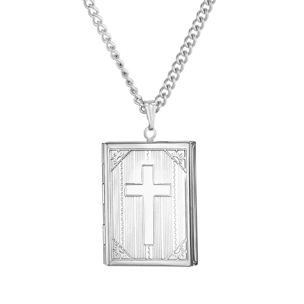 Fashion Cross Photo Locket Pendants Gold Silver Color Stainless Steel Christian Necklace For Women Men Religious Jewelry Gift 50cm
Fashion Cross Photo Locket Pendants Gold Silver Color Stainless Steel Christian Necklace For Women Men Religious Jewelry Gift 50cm