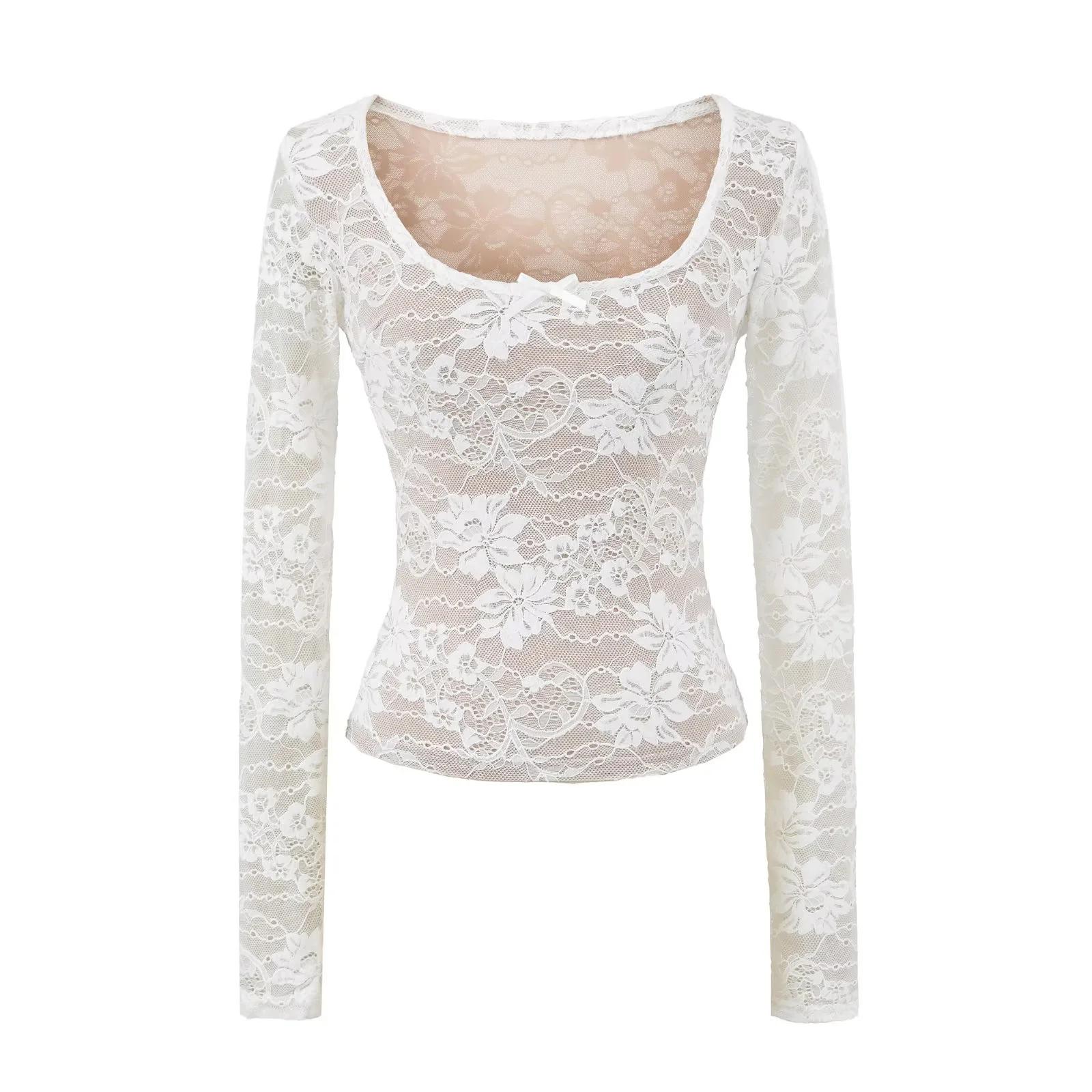 Chic Socialite Fashion: Pure Desire Spicy Girl U-neck Lace Top, High-waisted Mesh with Floral Embroidery. L/Recommended 52.5-57.5 kg
Chic Socialite Fashion: Pure Desire Spicy Girl U-neck Lace Top, High-waisted Mesh with Floral Embroidery. L/Recommended 52.5-57.5 kg
