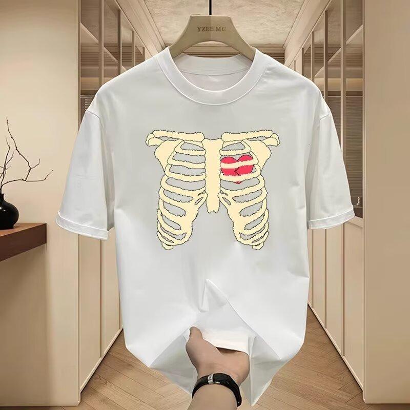 Summer Street Fashion Pure Cotton Mens Tshirt for Outdoor Leisure Sports with Fun Gothic Hiphop Print Design Mens Clothing 3XL
Summer Street Fashion Pure Cotton Mens Tshirt for Outdoor Leisure Sports with Fun Gothic Hiphop Print Design Mens Clothing 3XL