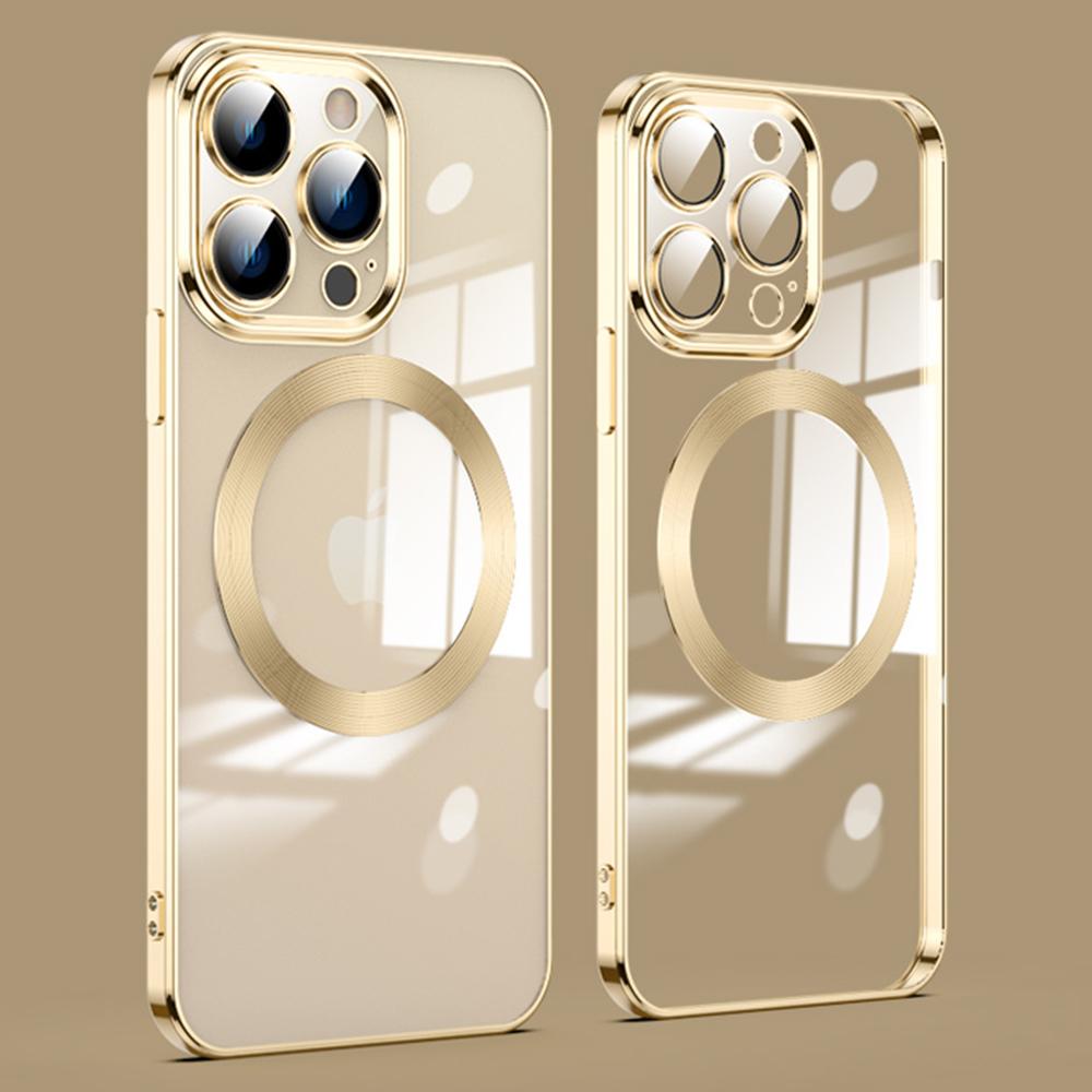 For iPhone 11 Pro Max Phone Case TPU Phone Back Cover Compatible with MagSafe Gold
For iPhone 11 Pro Max Phone Case TPU Phone Back Cover Compatible with MagSafe Gold