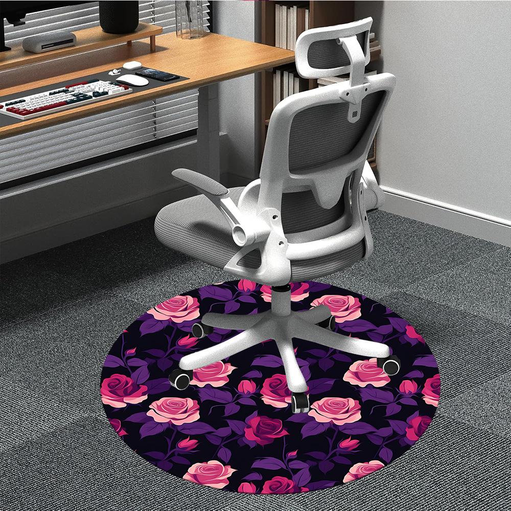 1pc Floral Roses Office Round Area Rug, Indoor Mat Suitable ForOffice, Under Office Chairs Bedroom Living Room Home Decor, Room Decot008 80cm by 80cm
1pc Floral Roses Office Round Area Rug, Indoor Mat Suitable ForOffice, Under Office Chairs Bedroom Living Room Home Decor, Room Decot008 80cm by 80cm