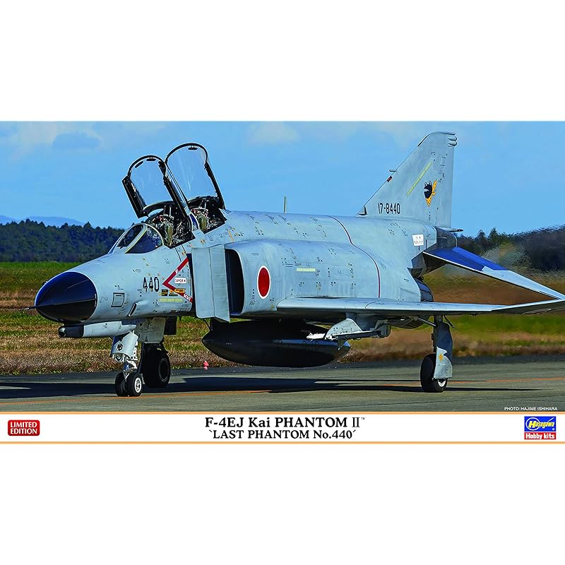Hasegawa 1/72 Air Self-Defense Force F-4EJ modified super phantom last phantom Unit 440 (Shishimaru) plastic model 02372
Hasegawa 1/72 Air Self-Defense Force F-4EJ modified super phantom last phantom Unit 440 (Shishimaru) plastic model 02372
