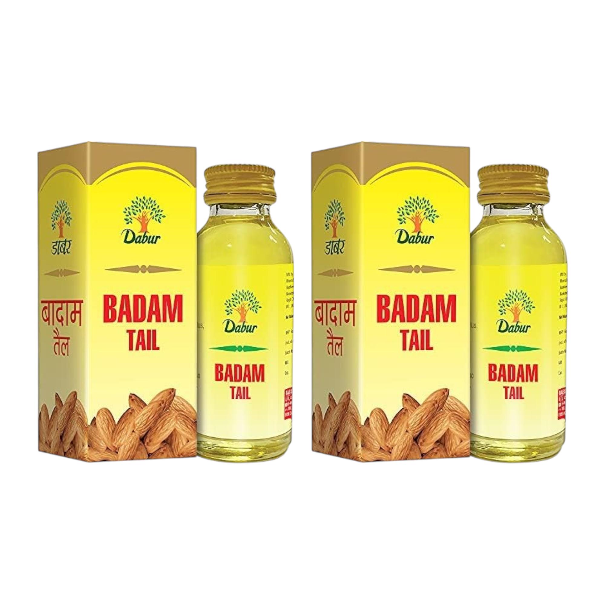 Dabur Badam Tail 100ml Pack Of 2 Sweet Almond Oil For Healthy Hair Skin Brain & Digestion
Dabur Badam Tail 100ml Pack Of 2 Sweet Almond Oil For Healthy Hair Skin Brain & Digestion