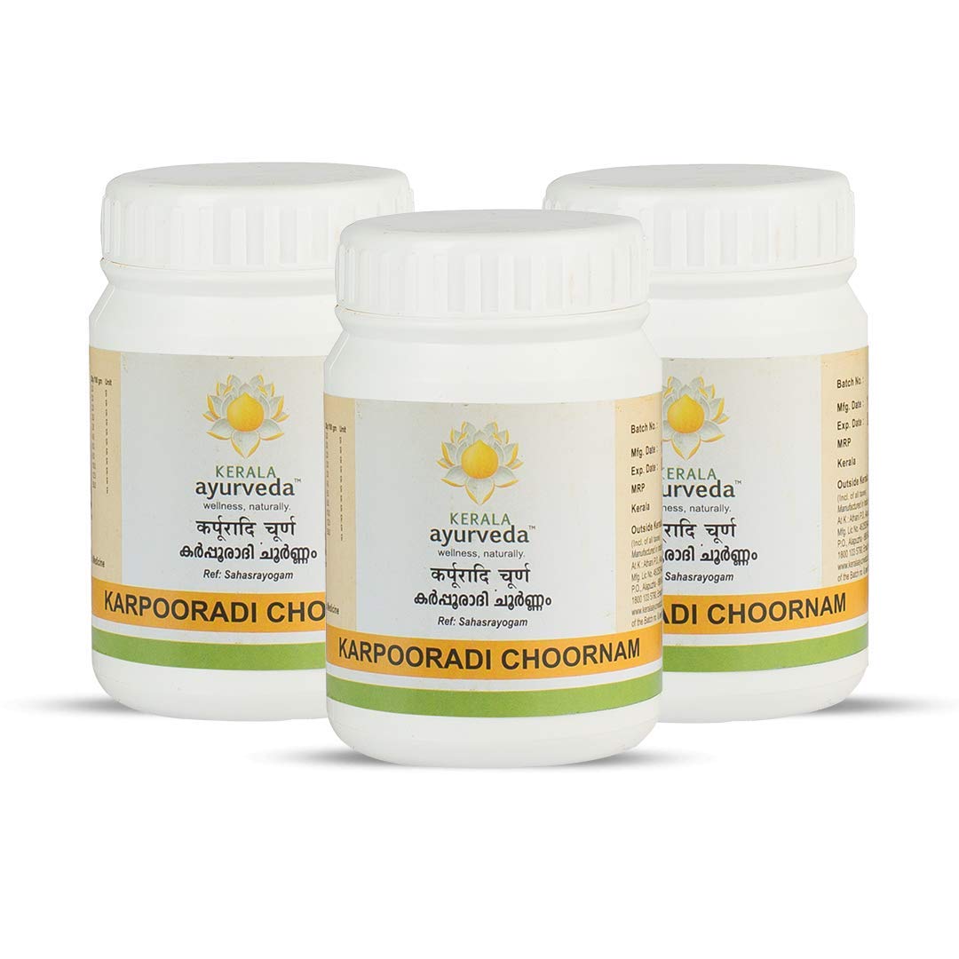 KERALA Ayurveda Karpooradi Choornam 50 Gm x Pack Of 3 Natural Digestive Support Powder
KERALA Ayurveda Karpooradi Choornam 50 Gm x Pack Of 3 Natural Digestive Support Powder