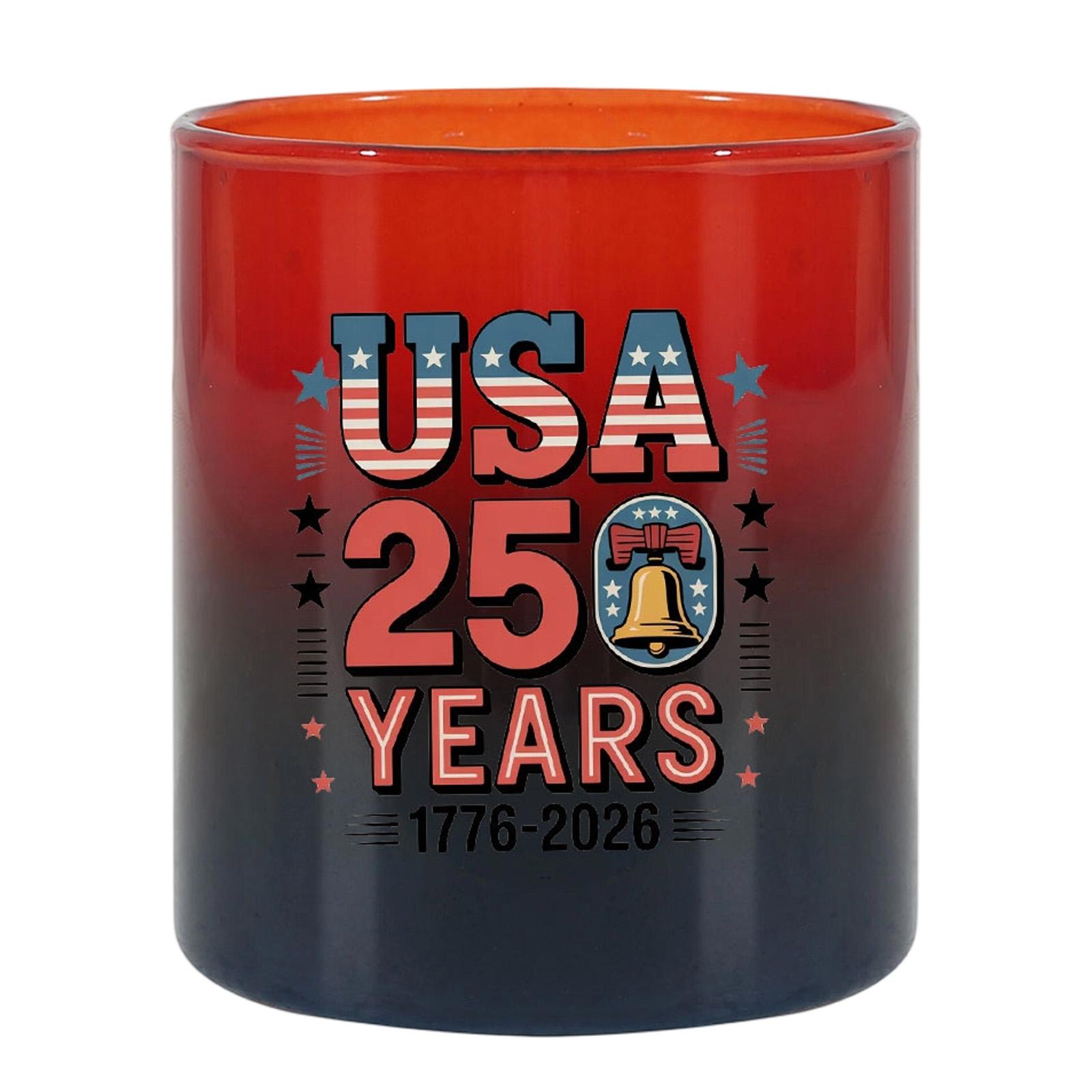 USA 0th Anniversary Gradient Glass Mug, Creative Printed Mug, Suitable For Home And Use, Retro Commemorative Mug, Holiday Gift Theme Mug One Size
USA 0th Anniversary Gradient Glass Mug, Creative Printed Mug, Suitable For Home And Use, Retro Commemorative Mug, Holiday Gift Theme Mug One Size
