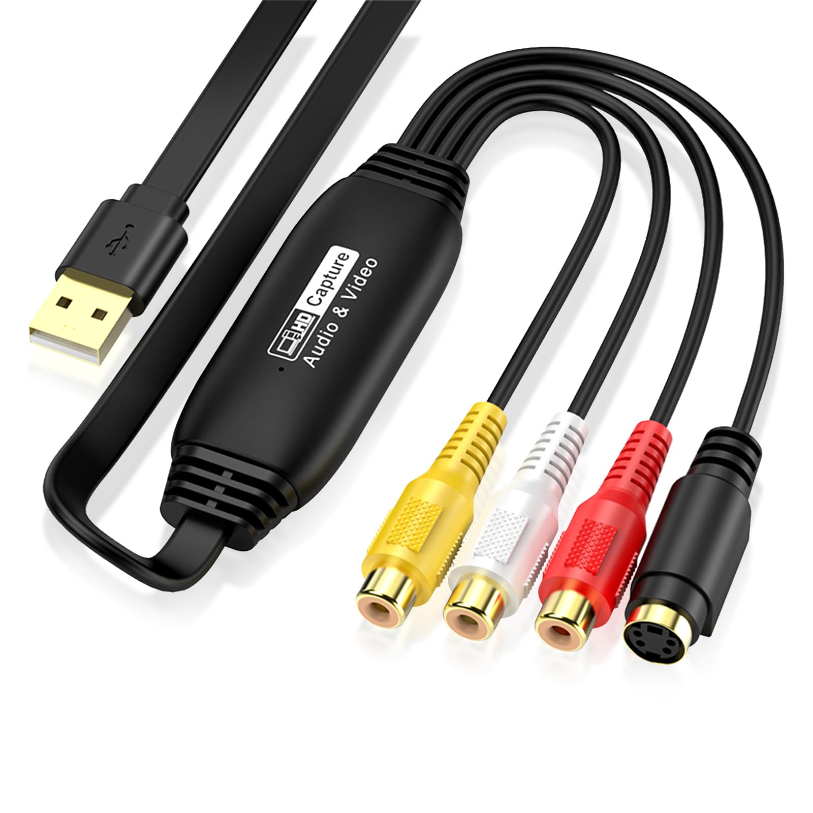 Video Capture 1920 x 1080p Converter 1080P Compatible 8mm Compatible Dubbing Computer Import Digital Storage OBS Capture Board Compatible Easy to чорний
Video Capture 1920 x 1080p Converter 1080P Compatible 8mm Compatible Dubbing Computer Import Digital Storage OBS Capture Board Compatible Easy to чорний