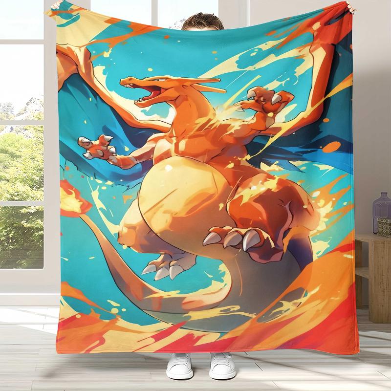 Charizard Charmander Pokemon Flannel Blanket,Ultra Soft Warm Plush Throw for Home Bedroom Bed Sofa Cover Office Camping Picnic 75x90cm
Charizard Charmander Pokemon Flannel Blanket,Ultra Soft Warm Plush Throw for Home Bedroom Bed Sofa Cover Office Camping Picnic 75x90cm