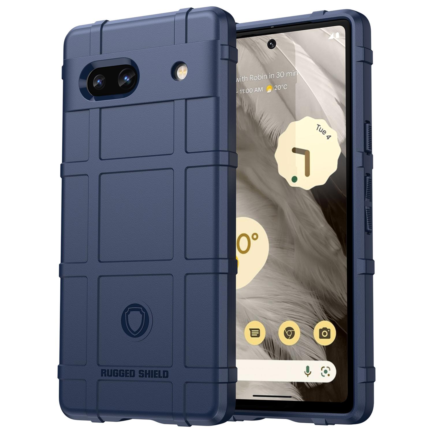 For Google Pixel 7a Phone Case Rugged Square Grid Texture Drop Protection Soft TPU Back Cover Blue
For Google Pixel 7a Phone Case Rugged Square Grid Texture Drop Protection Soft TPU Back Cover Blue