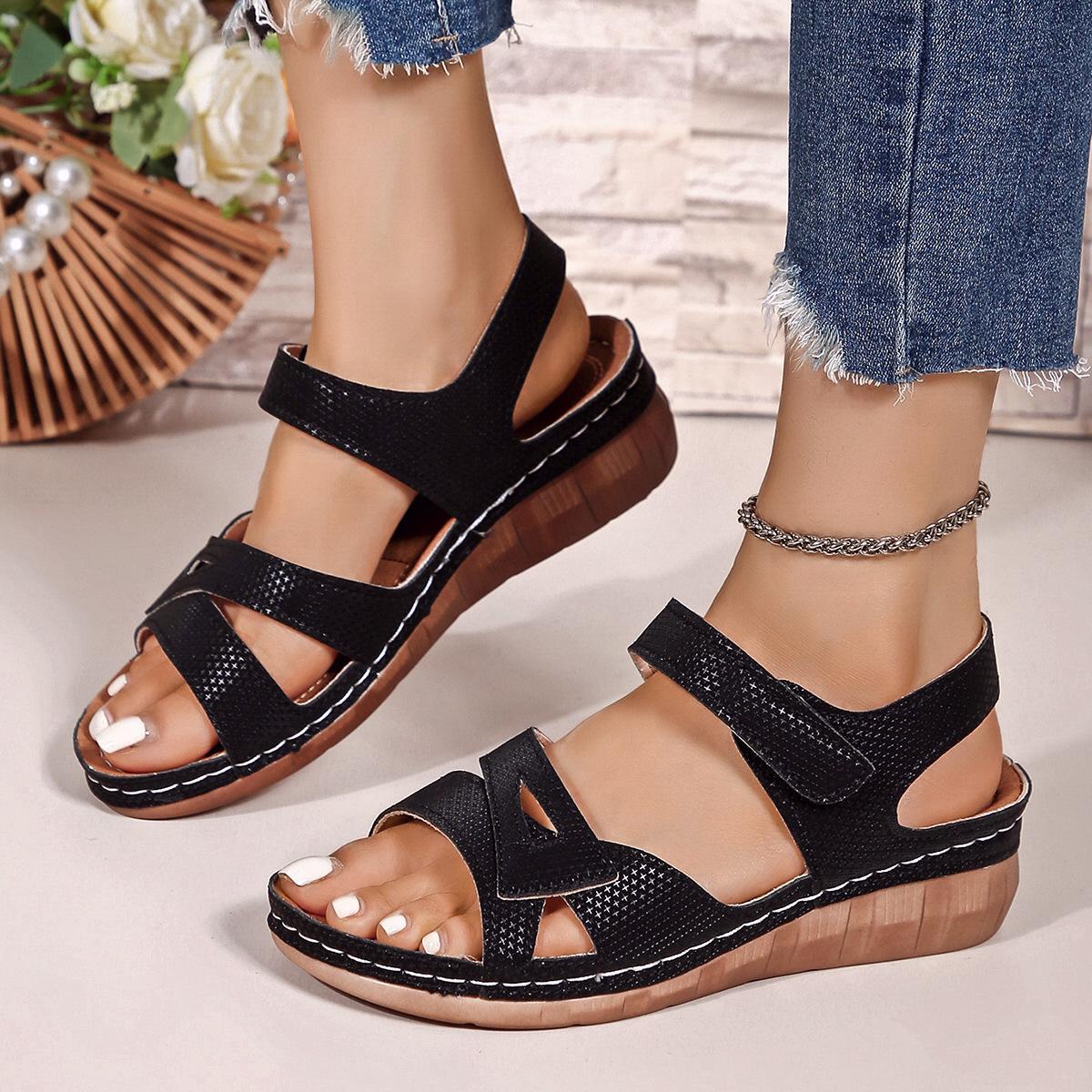 Открытый носок, дышащая, удобная, с поддержкой свода стопы, нескользящая, удобная обувь в римском стиле для занятий спортом на открытом воздухе, повседневная обувь, сандалии 36
Открытый носок, дышащая, удобная, с поддержкой свода стопы, нескользящая, удобная обувь в римском стиле для занятий спортом на открытом воздухе, повседневная обувь, сандалии 36