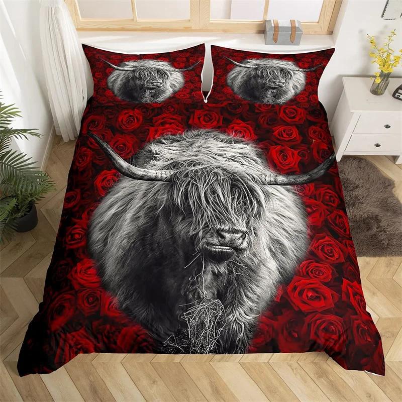 Highland Cow Quilt Cover King Dimension Queen Dimension Western Farm Animal Comforter Cover Fine Microfiber Bull Cattle Floral Bed Ensemble EU single(135x200cm)
Highland Cow Quilt Cover King Dimension Queen Dimension Western Farm Animal Comforter Cover Fine Microfiber Bull Cattle Floral Bed Ensemble EU single(135x200cm)