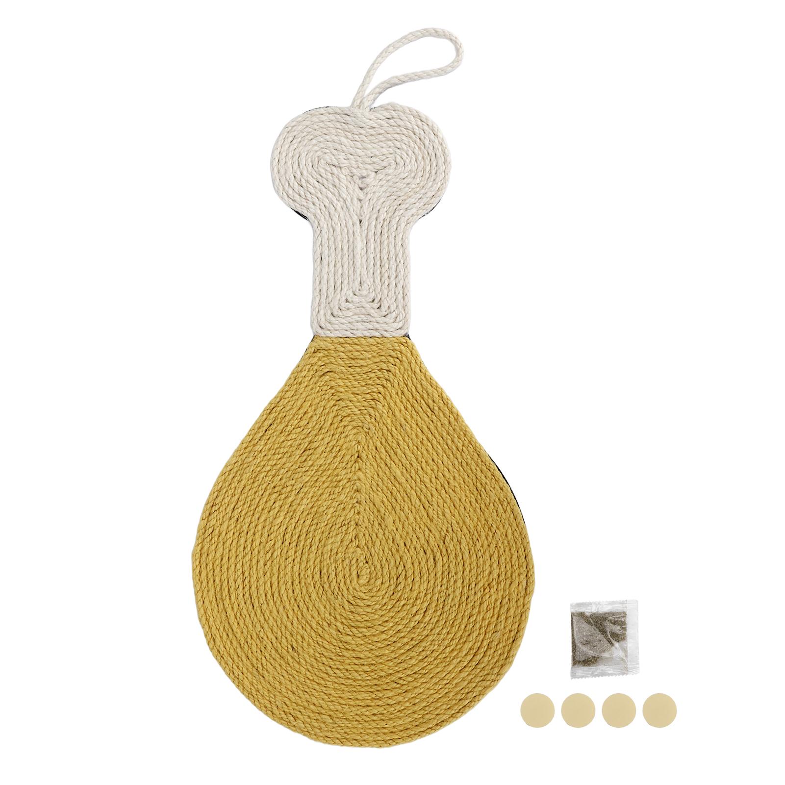 Sisal Cat Scratch Pad Chicken Leg Shaped Scratch Resistant Claw Grinding Cat Toys Protect Carpets
Sisal Cat Scratch Pad Chicken Leg Shaped Scratch Resistant Claw Grinding Cat Toys Protect Carpets
